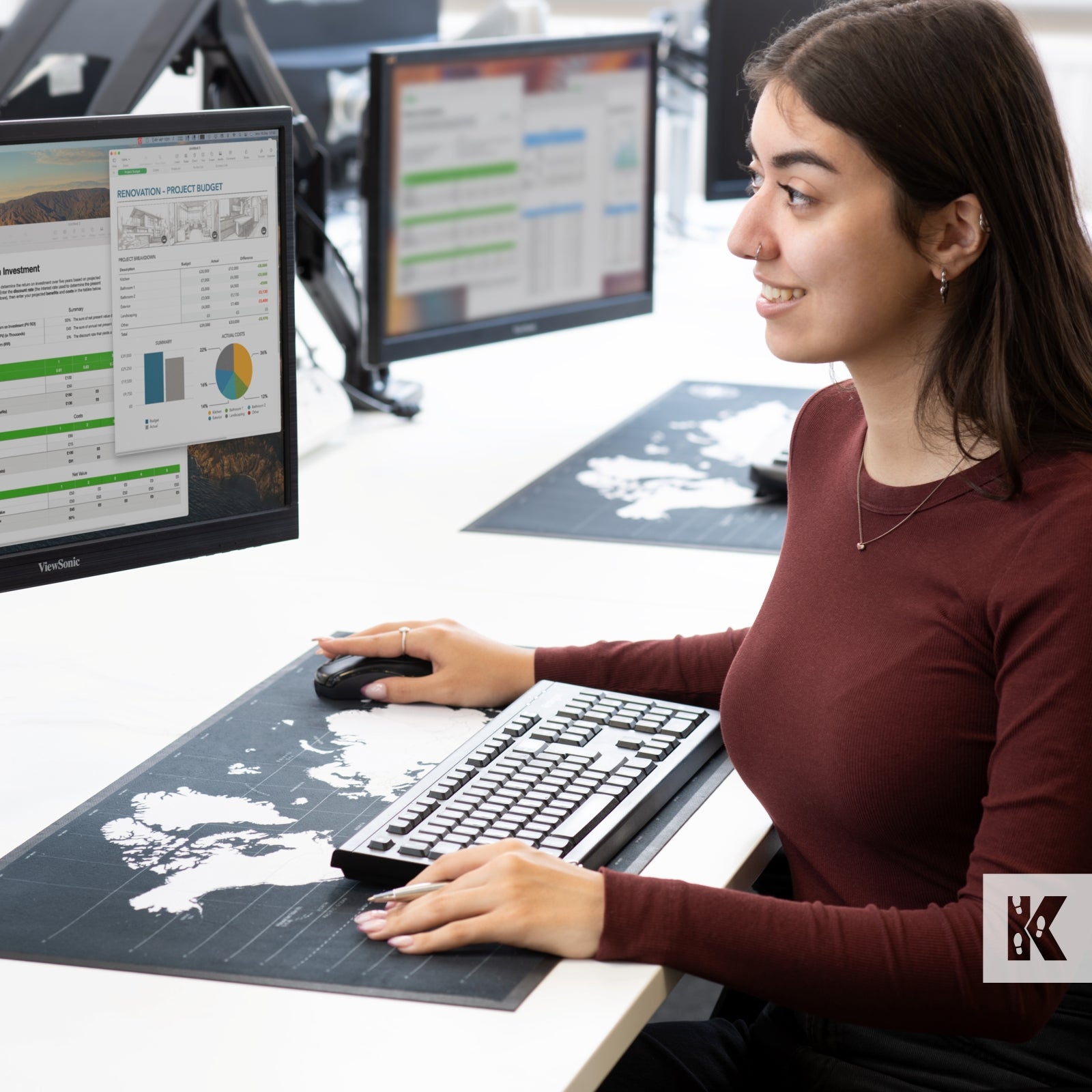 Keyboard Mat | Keyboard & Desktop Runner | Kleen-Tex — Kleen-Tex USA