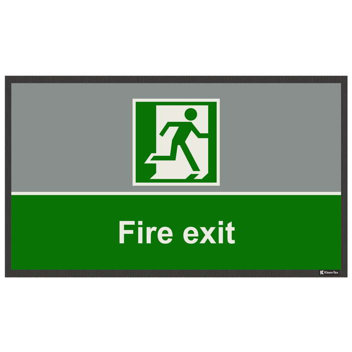 Safety Signage Mat - Fire Exit