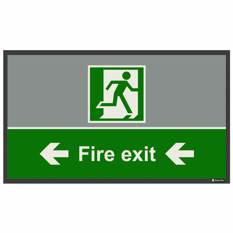 Safety Signage Mat - Fire Exit